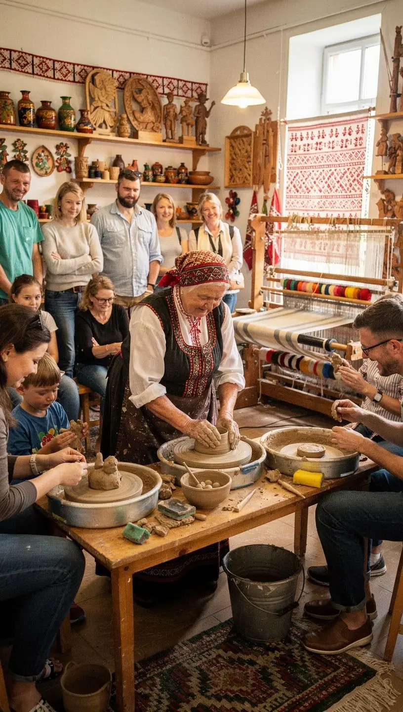 Dabas ainava ar lauku mājām un gleznainiem laukiem Latvijā.